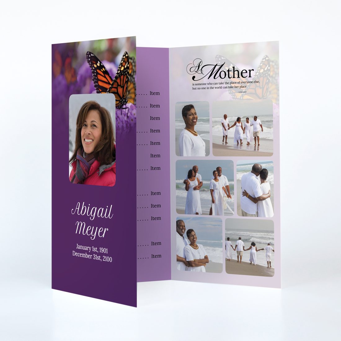 Custom memorial products